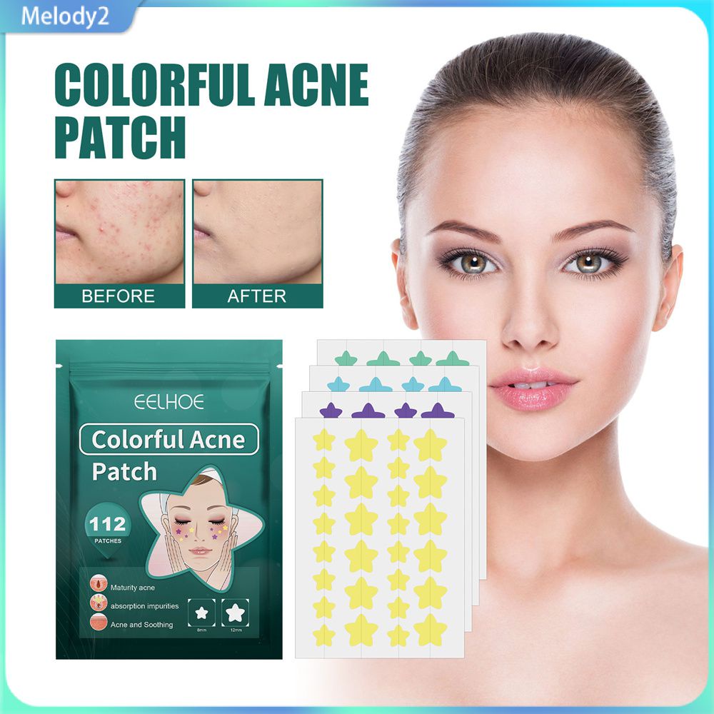 EELHOE 112patches Waterproof Acne Patch Blemish Treatment Skin Care