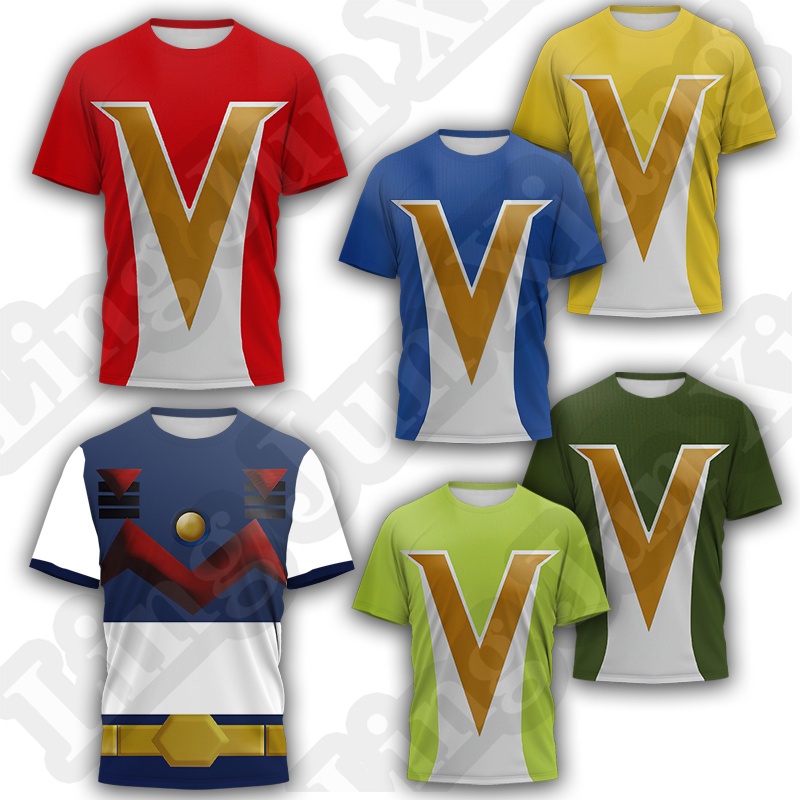 LJX Voltes V Legacy 3D printed children's Tshirt crewneck fashion