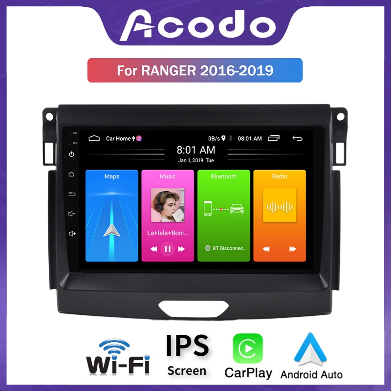 For Ford RANGER 2016-2019 Android Car Stereo Support Carplay Android ...