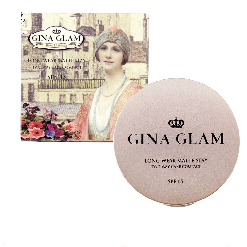 Gina Glam Long Wear Matte Stay Two Way Cake Compact Powder SPF 15 G40 ...
