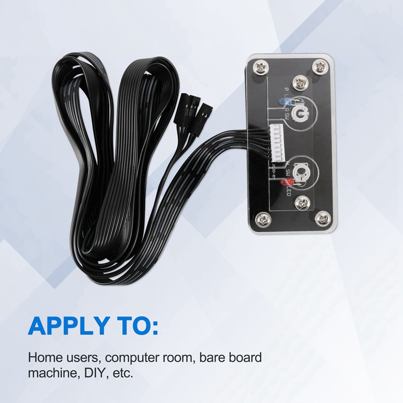 Desktop Computer Switch External Power Switch Power Button+Restart ...