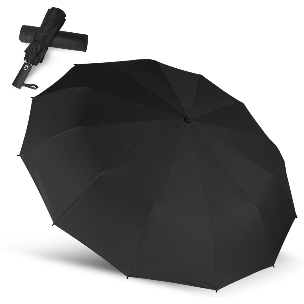 24 Ribs Automatic Umbrella Storm Resistant Large Anti Umbrella For Sun