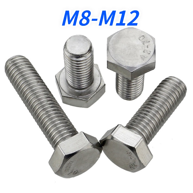 [XJK] Left Screw Bolt SUS304 Negative Thread Hexagon Screw Negative ...