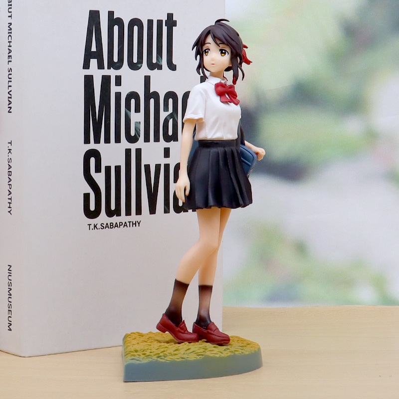 21cm Your Name Anime Figure Miyamizu Mitsuha Action Figurine PVC Model ...