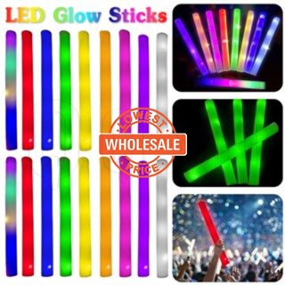 Giant Glow Sticks Party Pack-150 Pcs LED Foam Glow Sticks Bulk Glow in the  Dark Party Supplies,3 Modes Flashing Glow Batons for Birthday, Wedding