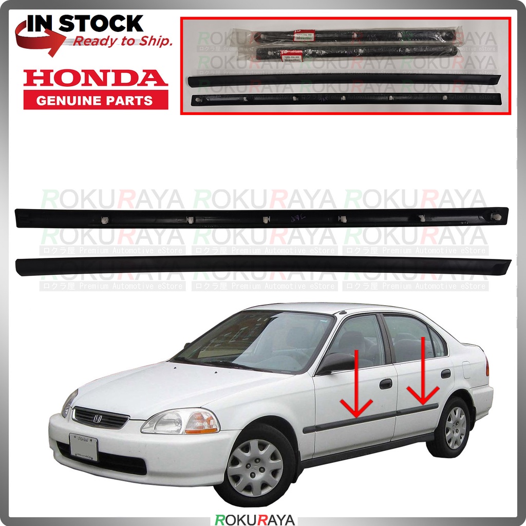 Honda Civic Ek Ej So4 Side Door Moulding Garnish Body Lining Panel Part Shopee Philippines 8152