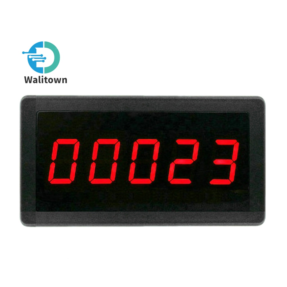 DC12-24V RS5135 Digit Counter 5 Digit LED Digital Display 0-99999 Up ...