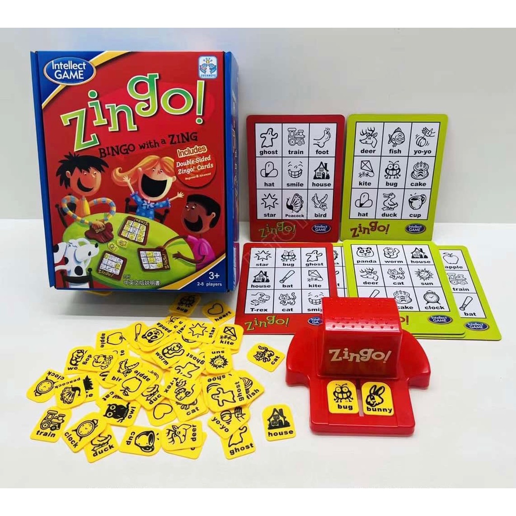 YMS Zingo Bingo Preschool Board Game For Family Party Game Shopee