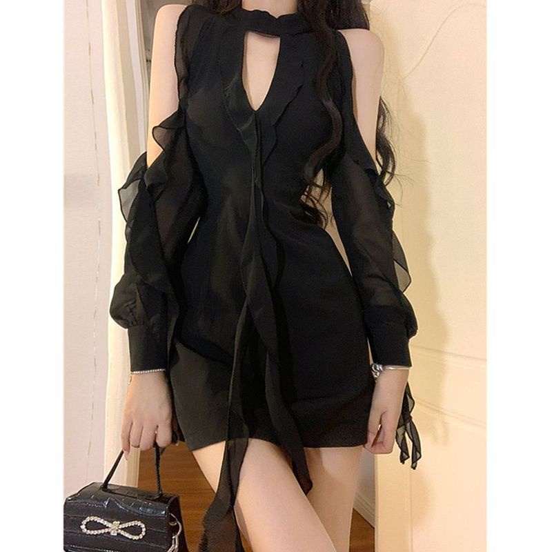 Sexy off-shoulder waist style 2023 Women's new summer girls Style Pure ...