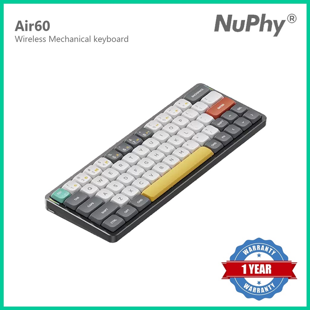 NuPhy Air60 Wireless Mechanical keyboard Shopee Philippines
