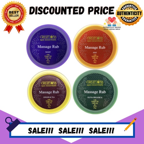 Meiyi Creation Spa Essentials Herbs Remedy Healing Balm Massage Rub 50g