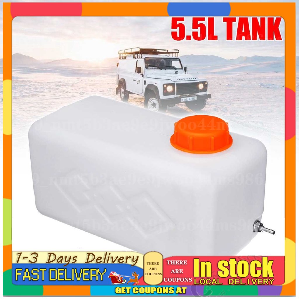 Fuel Tank 5.5L Oil Gasoline Diesels Petrol Canister Water Tank