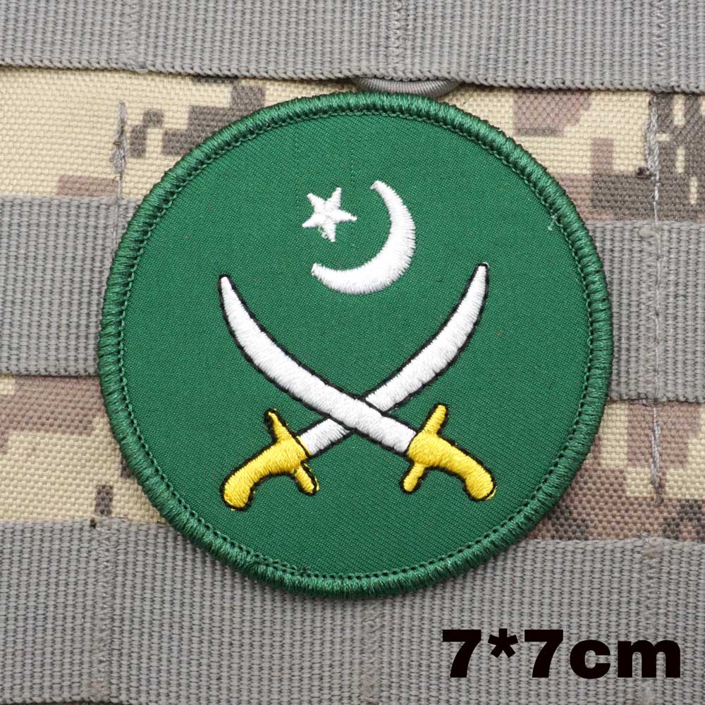 【Customized 】 Pakistan ARMY Morale Seal 3D Embroidery Velcro Patch ...