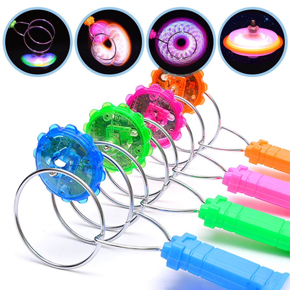 Spinning Top Colorful Luminous Gyro LED Lights YoYo Toys