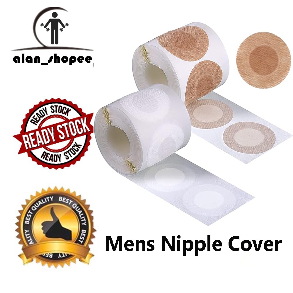 1 pair Mens Nipple Covers Tape Pasties Patch Protector for Runners Anti