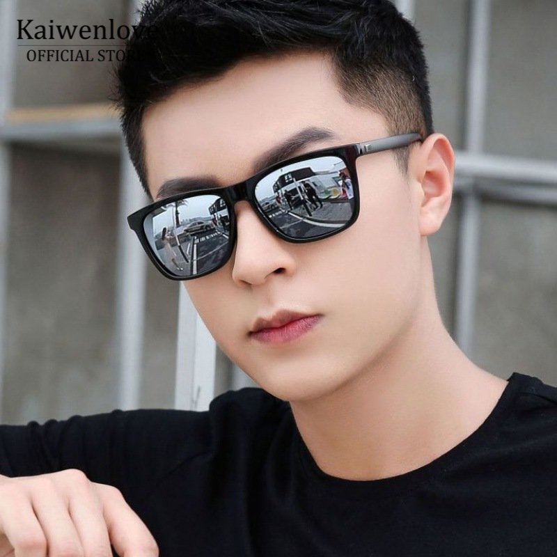 Korean Sunglasses Men Driving Mercury Lens UV400 Little Pepper Men's ...