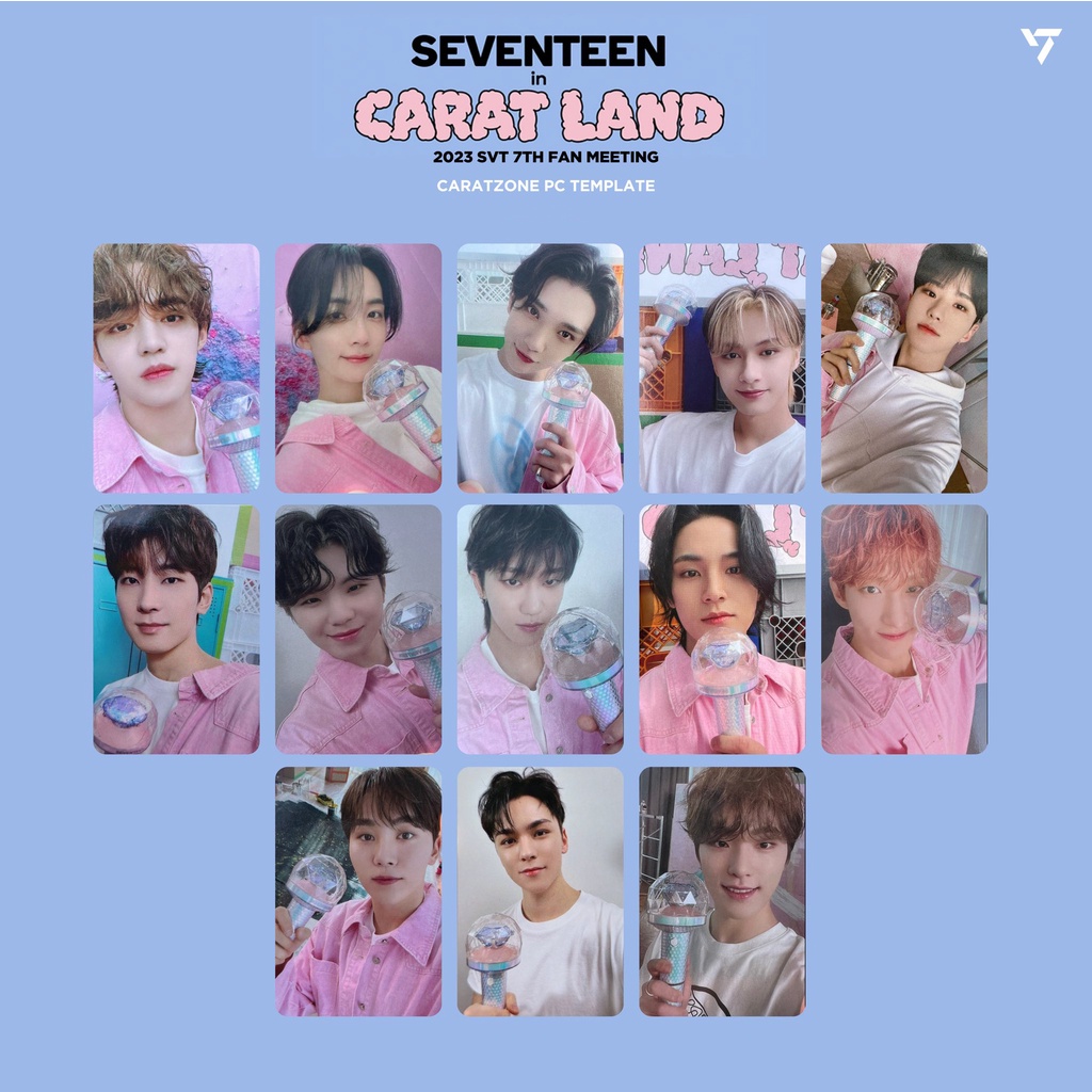 Seventeen Caratland 2025 Carat Zone Photocard Set OT12 Kpop