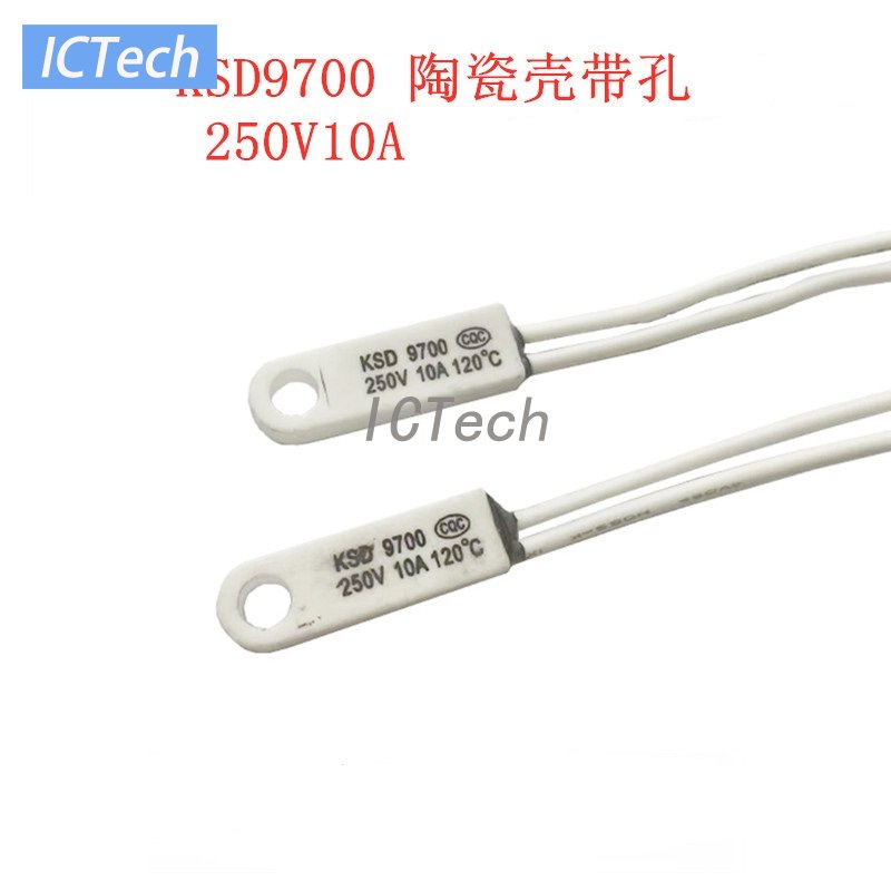 5x KSD9700 Thermoschutz NC – Bimetall Temperaturschalter 40-150°C, 250V 5A, Metallgehäuse, Automatische Rückstellung