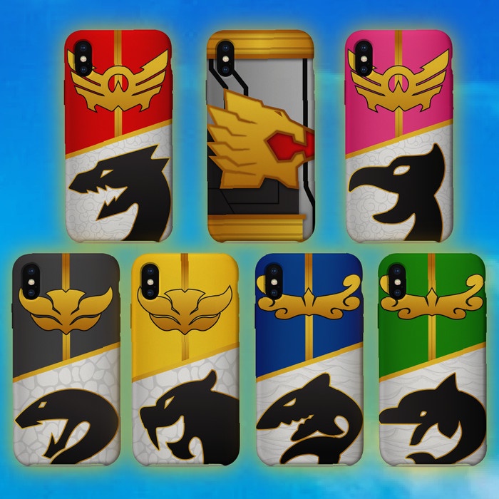 Case Tokusatsu Sentai Goseiger Gosei Red Black Pink Blue Yellow ...