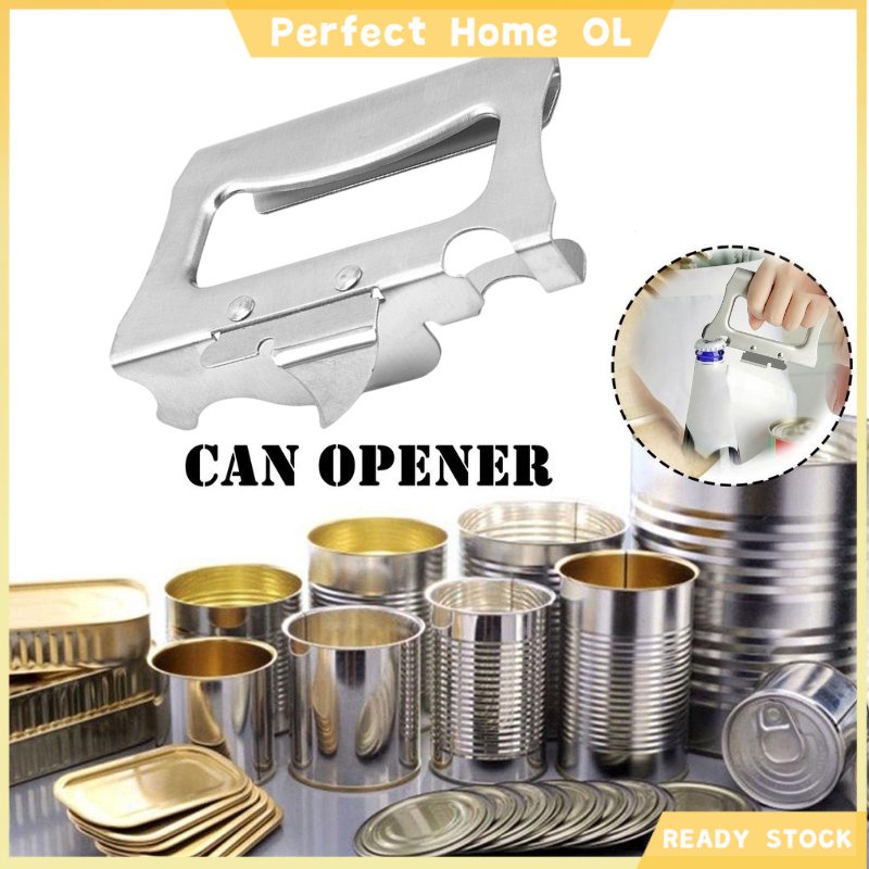 Manual Can Opener Stainless Steel Beer Beverage Container Jar Tin ...