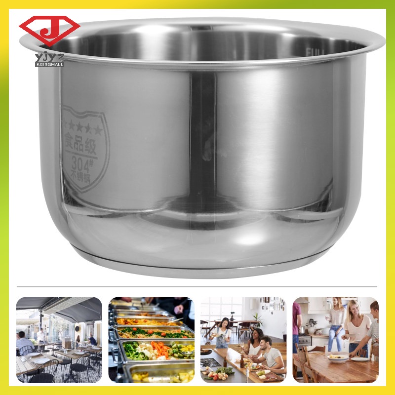Rice Container Stainless Steel Cooker Pot Kitchen Supplies Inner ...