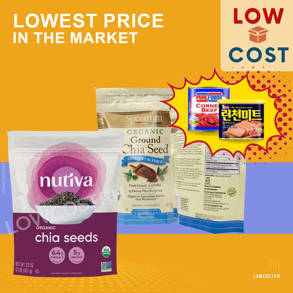 LowCostPH Spectrum Ground Chia Seed 283g, Nuvita, Organic Chia Seeds