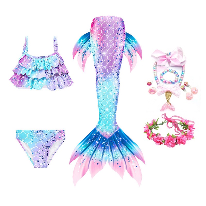 Fancy Children Mermaid Tails Costumes Mermaid Dress Cosplay Costume ...