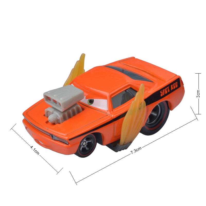 Pixar Cars 3 Drag Racing Party Boost Wingo Snot Rod With Flames 1:55 ...