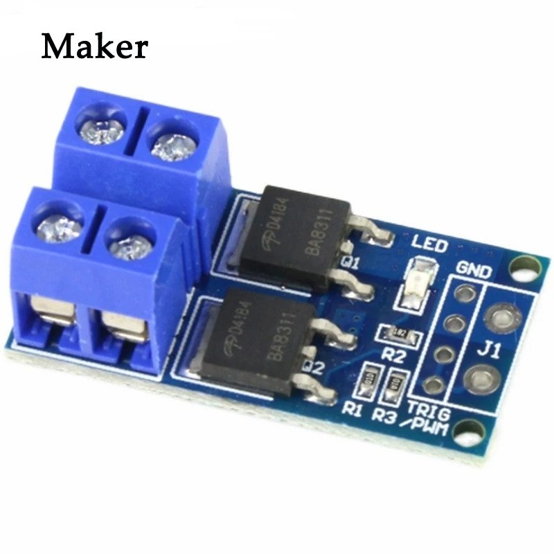 15A 400W MOS FET Trigger Switch Drive Module PWM Regulator Control ...