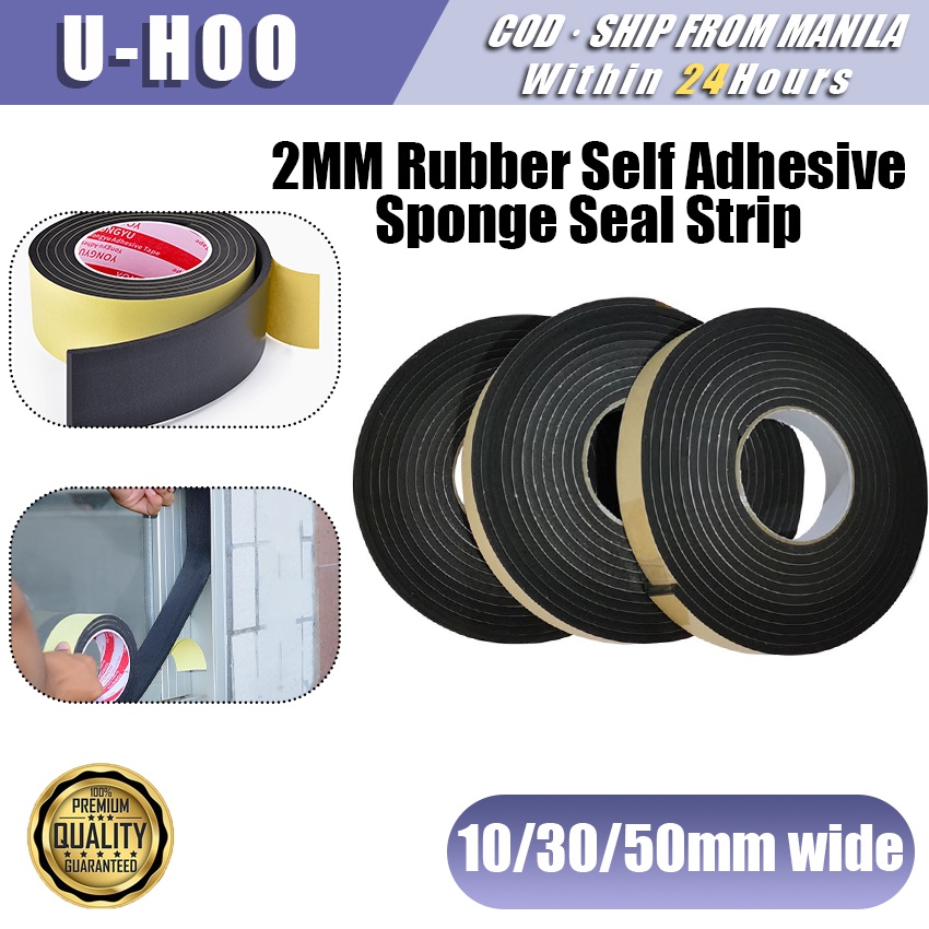Self Adhesive Aircon Door Seal Strip 10M 10/30/50mm Wide EVA Sponge