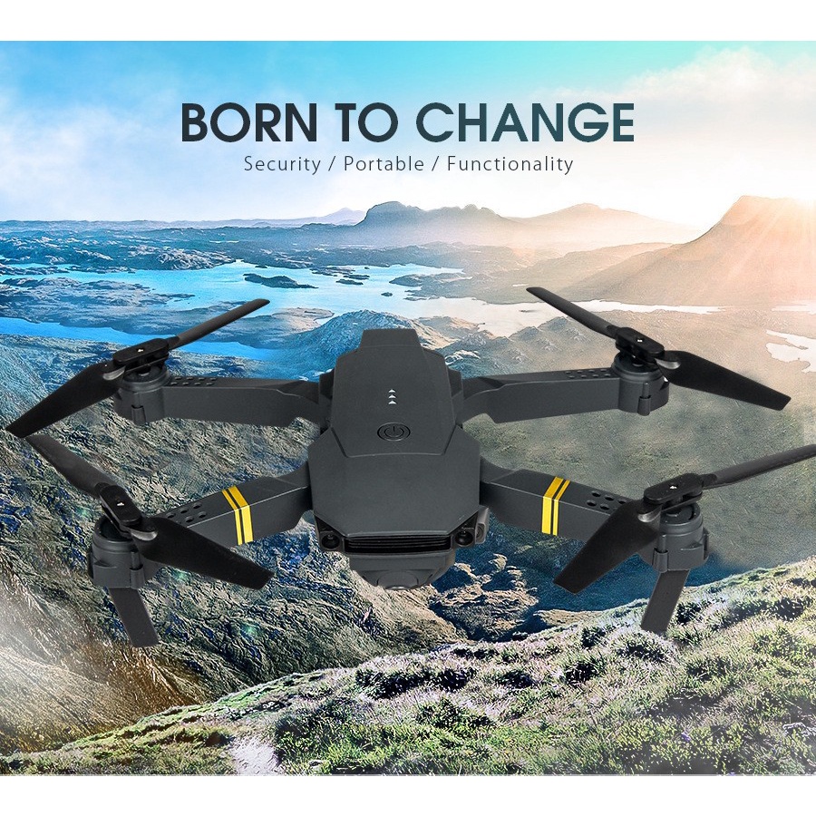 Drone E58 Wifi 4k Foldable Fixed Height Drones With HD Camera And GPS