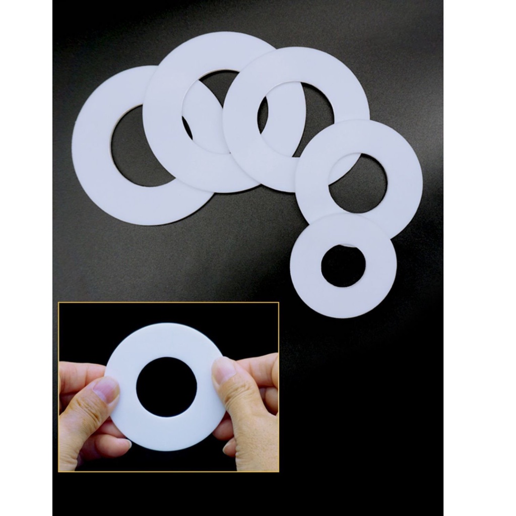 PTFE Gasket High Temperature Resistant PTFE Spacer Teflon Plastic King