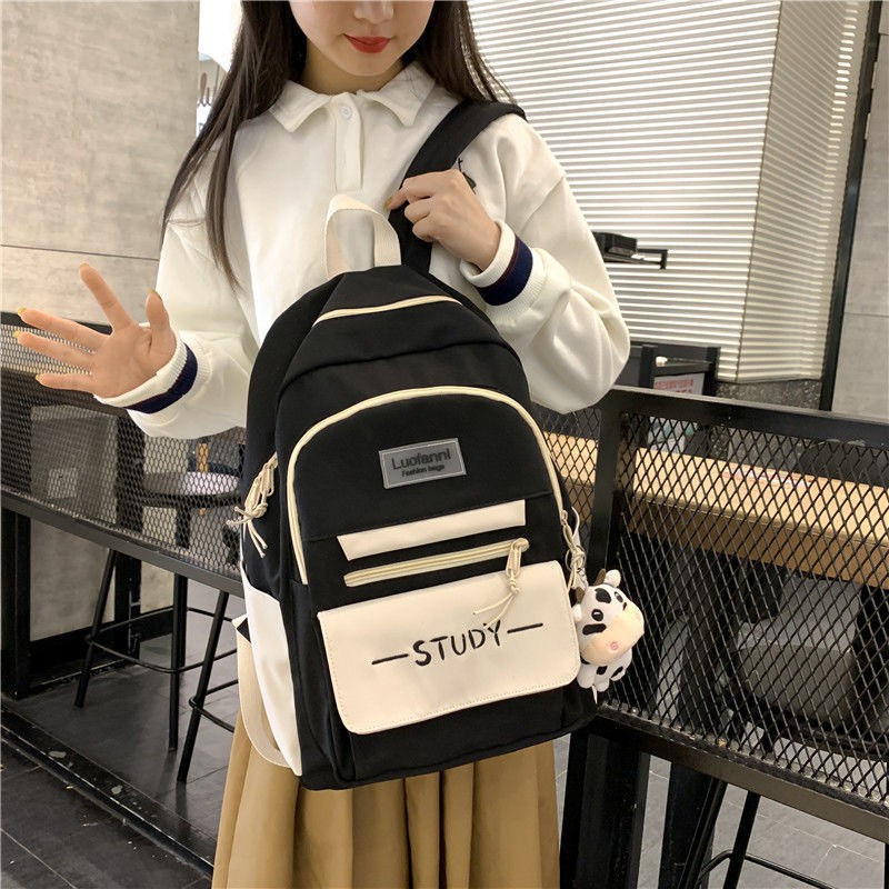 MOZI Backpack for students school bag Female High senior high school student campus backpack Shopee Philippines