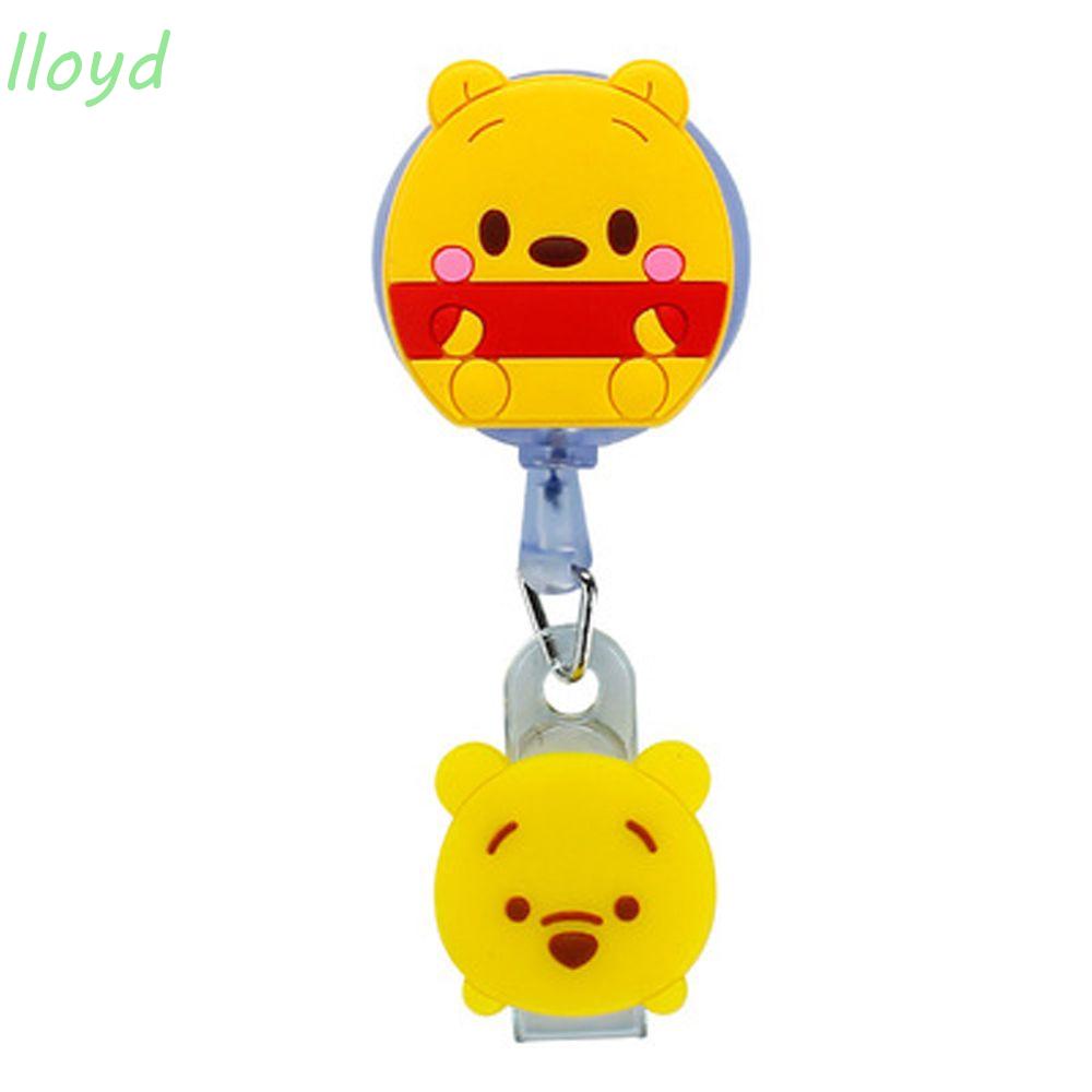 LLOYD1 Cute Retractable Badge Reel Students Name Card Holder ID