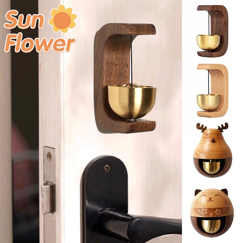 Wooden Doorbell Creative Japanese Doorbell Wind Chime Home Entry Door