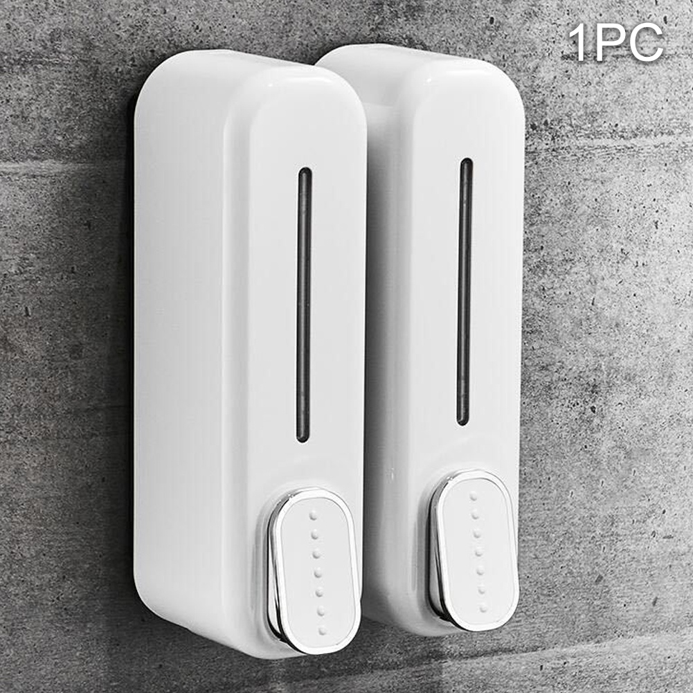 Dispenser Wall Mount 300Ml Hand Liquid Shampoo Shower Gel Dispenser for