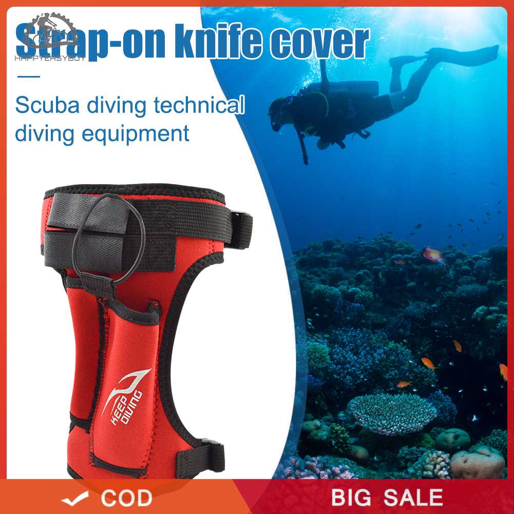 Happy Scuba Diving Knife Leg Wrappings Holder Watersports Diving Leggings Cover Strap Knife
