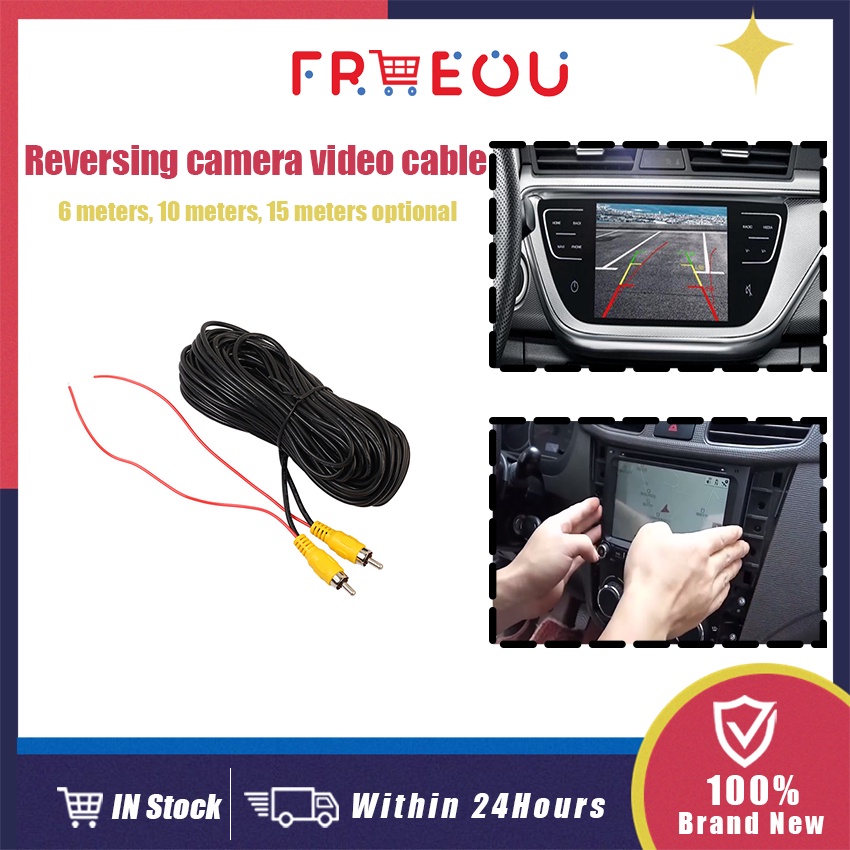 6/10/15 Meters Car Reverse Rear View Parking Camera Video Cable with ...