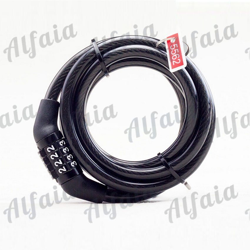 Alfaia Bicycle Motorcycle Anti-Theft Security Combination Code Bike ...