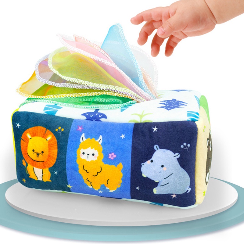 Montessori Toys Magic Tissue Box Baby Educational Learning Activity ...
