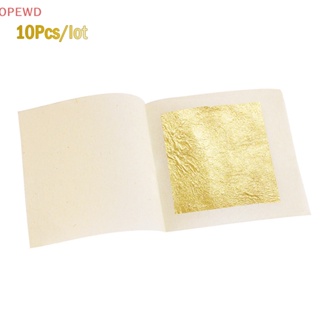 24K Genuine Gold Foil 9.33cm Gold Leaf Gold Foil Sheets DIY Cake