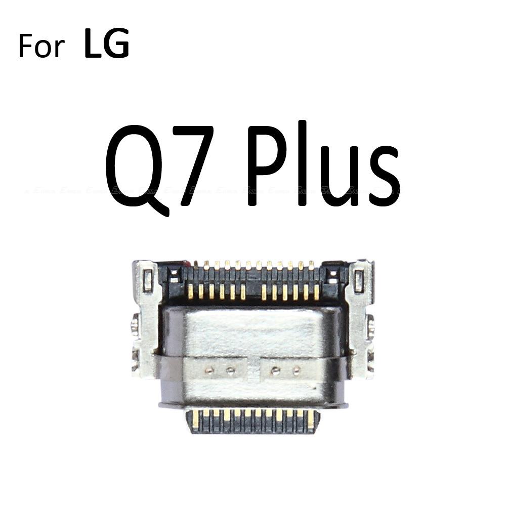 Micro USB Jack Type-C Charging Connector Plug Port Dock Charger Socket For  LG Q6 Noir Prime Q7 Plus Alpha Q6a Q7a Q9 Q60
