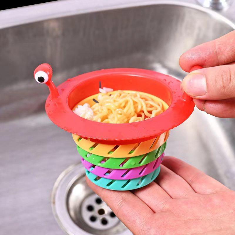 Rainbow Bathroom Sink Filter Screen Colorful Pool Filter Screen Small Monster Drain Grid Floor ...