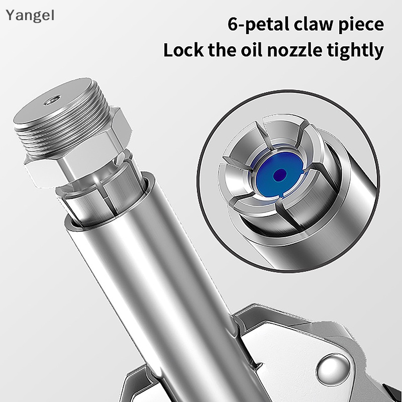 Yangel Grease Gun Coupler Psi Npti Oil Pump Quick Release