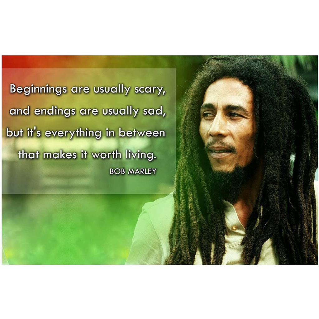 Bob Marley Quote Posters For Classroom Black History Month Poster ...