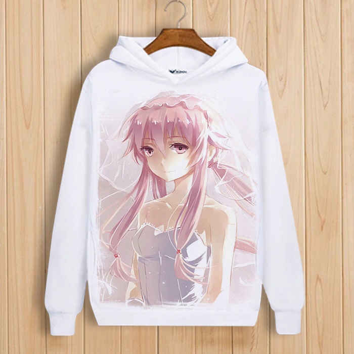 Future Diary Cosplay Hoodie Mirai Nikki Gasai Yuno Hoodies Amano Yukiteru Winter Autumn Fleece Sweatshirts Casual Shopee Philippines