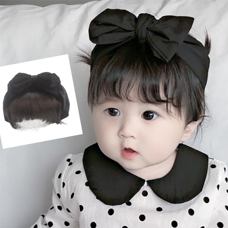 Baby Wig Headband Boy Girl Versatile Bangs Headwear Birthday Full Month