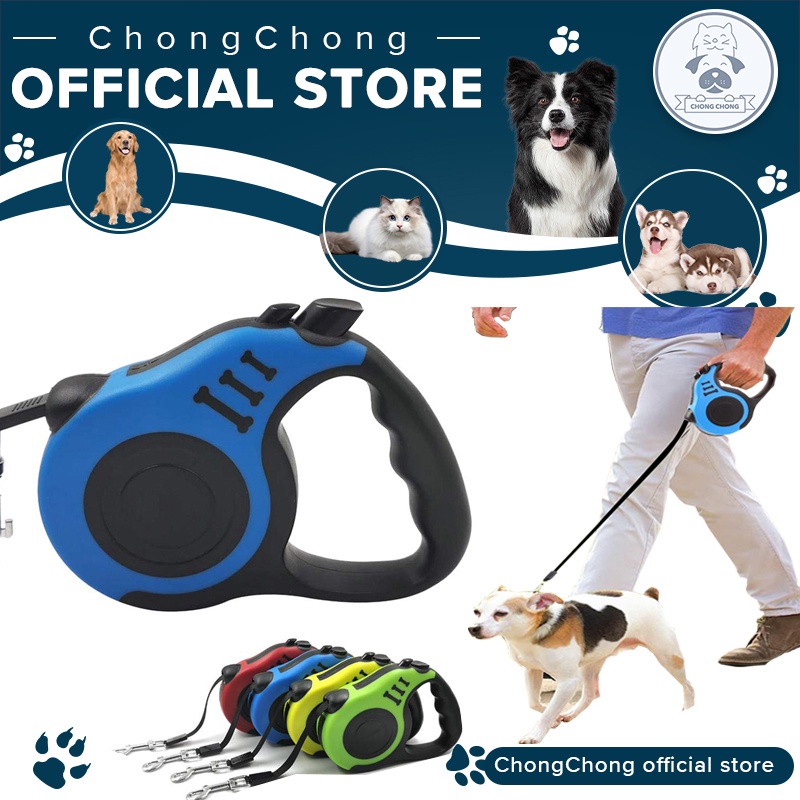 Durable Dog Leash Automatic Retractable Nylon Cat Lead Extension Puppy