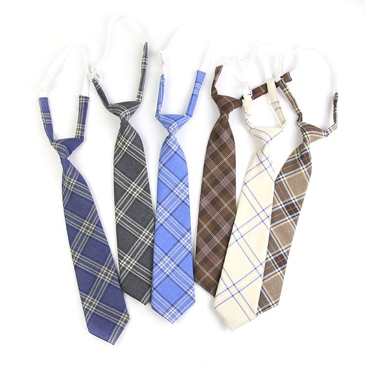 Preppy Style Free Tie Female JK/DK Uniform Male Female Couple Tie ...