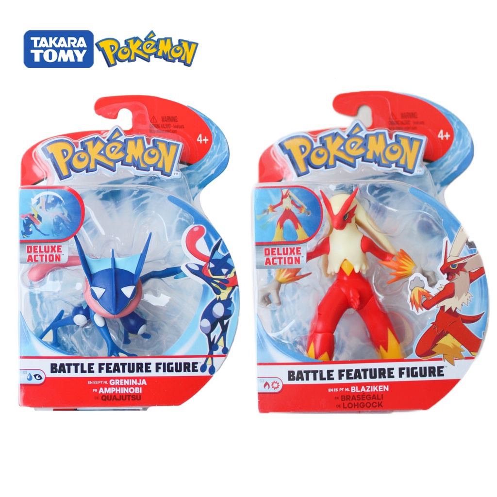 WCT Battle Figures Pokemon Aces Features With Deluxe Blaziken Greninja ...